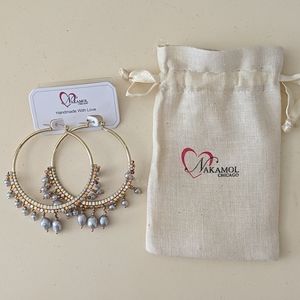 Nakamol Freshwater Pearl Statement Earrings